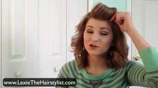 How To Style amp Curl Your BangsFringe  Quick Easy Tutorial [upl. by Enneirb]