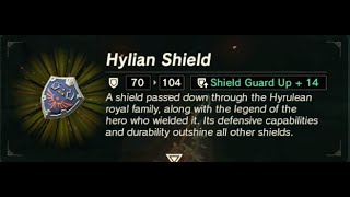 Hylian Shield  Shield Location  Zelda BOTW [upl. by Alic81]