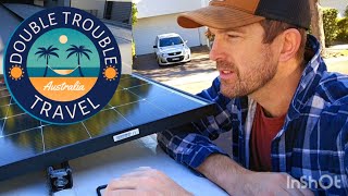 Mitsubishi Rosa Camper Bus Conversion  EP3 Solar Panel Imstallation the cheap way [upl. by Glenn]