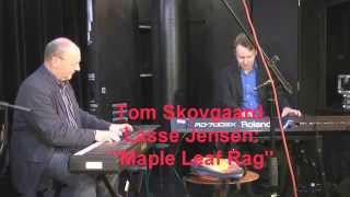 Maple Leaf Rag  Tom Skovgaard and Lasse Jensen pianoduo 2015 [upl. by Chavez118]