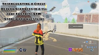 Triangulating a Circle Deploy Scanners in a 15 zone Fortnite STW Stonewood questline [upl. by Ettenajna]