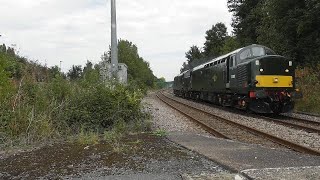 LSL Class 37s D6817 amp D6851 York Parcels Sidings to Crewe H S  28th September 2020 [upl. by Dublin]