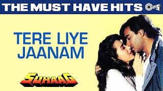 Tere Liye Jaanam  Suhaag  Ajay Devgn Karisma Kapoor  S P Balsubramaniam Chitra [upl. by Loralee336]