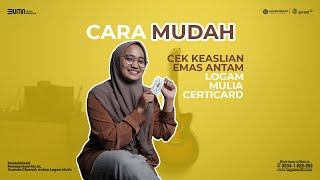 Cara Mudah Scan QR Code Emas ANTAM LM Certicard [upl. by Pussej]