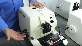 Manual amp Motorized Microtome Features Explained by Microtome Technician [upl. by Arbmat634]