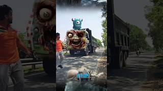 Unbelievable Giant Pertamina Tanker Truck🧟😱shorts truck [upl. by Negam]