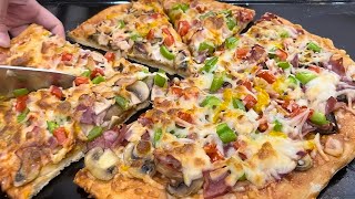 The most delicious eggplant pizza recipe  Easy and tasty 🤤 [upl. by Pembrook345]