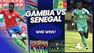 Gambia vs Senegal Guinea [upl. by Toffic]