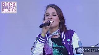 Sookee bei Rock gegen Rechts Frankfurt 01092018 [upl. by Airdnaxela]