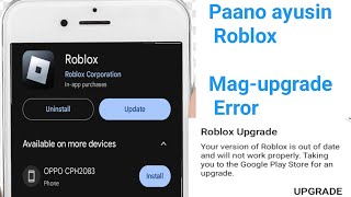 Paano ayusin ang error sa pagupgrade ng roblox [upl. by Day]