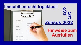 Zensus 2022 – Fragebogen richtig ausfüllen  Tutorial [upl. by Eenal]