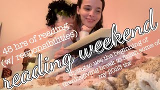 ✨48 hour reading vlog turns into reading weekend vlog 🤗  basically just me trying to actually read [upl. by Tryck678]