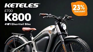 UNBELIEVABLE DEAL KETELES K800 Electric Bike 23 OFF Limited Time Offer 2024 aliexpress [upl. by Ahsatal]