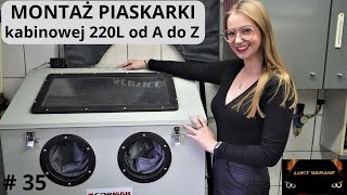 Jak poskładać piaskarkę kabinową 220l montaż od A do Z [upl. by Lauryn975]