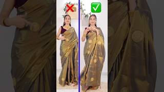 How to fix your open pallu perfectlysareedraping fashion [upl. by Jocelin]