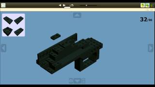 LDD Lego Desert Eagle Instructions [upl. by Etyam]