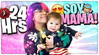 24 HORAS SIENDO MAMÁ DE UN BEBE😱  Susy Mouriz [upl. by Enyledam]