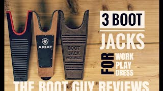 THREE BOOT JACKS for Review  The Boot Guy Reviews [upl. by Dorwin]