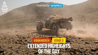 Extended highlights of Stage 3 presented by Aramco  Dakar2024 [upl. by Posner]