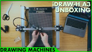 iDraw H A3 Unboxing  a quick drawing machinepen plotter overview [upl. by Chally]