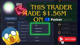 Pocket Option Social Copytrading Video 5 This Trader Made US156 Million Trading Binary Options [upl. by Ho]