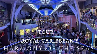 Royal Caribbeans Harmony of the Seas Ship Tour [upl. by Suehtomit]