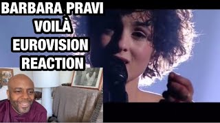 MY FIRST VIDEO REACTION OF Barbara Pravi  Voilà  gagnante Eurovision France  🇬🇧 [upl. by Dlopoel909]