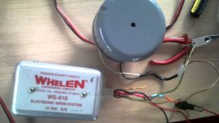 Whelen WS610 siren high pitched wail [upl. by Crandall]