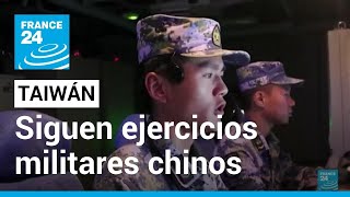 El Ejército de China realiza nuevos simulacros militares cerca de Taiwán • FRANCE 24 Español [upl. by Asirrac]