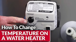 How To Change Temperature On A Water Heater  Ace Hardware [upl. by Ronnie]