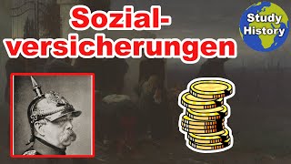 Sozialversicherungen im Kaiserreich I Begründung des Sozialstaats und Innenpolitik Bismarcks einfach [upl. by Ciri]