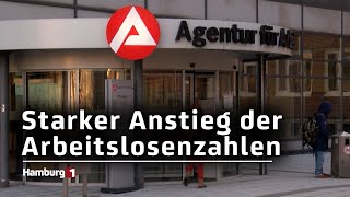 Hohe Arbeitslosigkeit zum Jahresbeginn  aber auch viele Vermittlungen [upl. by Shane831]