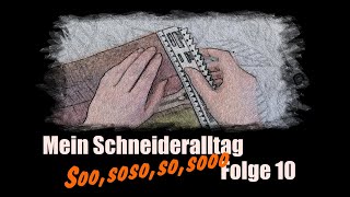 Schneideralltag 10 Abnäher sind Falten NUR abgenäht 😉 [upl. by Acysej509]