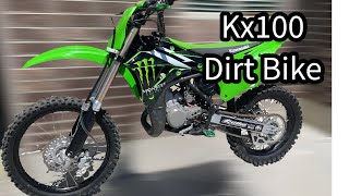 Kawasaki KX100 2Stroke Dirt Bike  Kx100 vs KX85 [upl. by Odama]