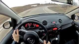 2012 Mazda2  WINDING ROAD Quick Drive [upl. by Hidie]