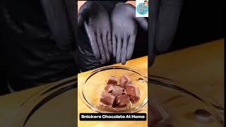 How to make snickers chocolate at home [upl. by Ltney]