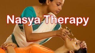 Charak Nasya Ayurvedic Therapy for Migraine Loss of Hair Memory Loss [upl. by Angadresma559]