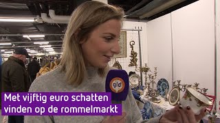 Lisanne probeert met vijftig euro schatten te zoeken op de rommelmarkt  Schatgraven [upl. by Deeas484]