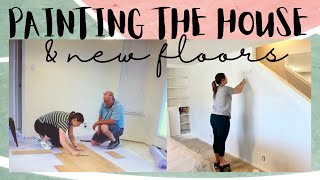 PAINT COLOR PROBLEMS amp NEW FLOORS  Home Reno Ep 4 [upl. by Enileda]