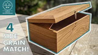 Making a Timeless Keepsake Box  Matching Grain at Each Corner [upl. by Held]