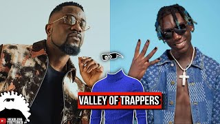 Sarkodie joins Xlimkid on Valley Of Trappers Remix  Reaction Video [upl. by Arodoet]