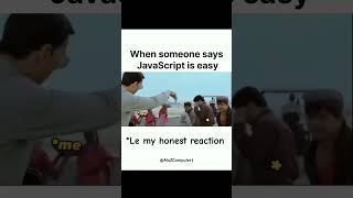 JavaScript is easy 🤔 [upl. by Idalina]