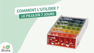 Le Pilulier Semainier 7 jours Anabox  Faciliter lorganisation de son traitement [upl. by Fronnia80]