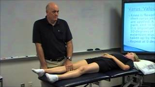 Knee Pivot Shift tests [upl. by Routh]