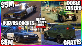 Nueva ACTUALIZACION 2 NUEVOS COCHES 5M REGALOS EPICOS DESC amp MÁS GTA Online [upl. by Nayrda413]