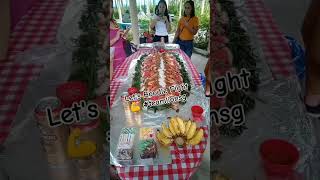 Boodle fight is a Filipino way of Eating together  boodlefight food shortsfeed shorts fyp [upl. by Ahswat80]