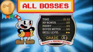 Cuphead A Ranking on All Bosses [upl. by Airotahs]