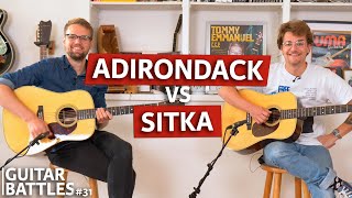 Martin D10E Sitka Spruce Top VS Martin D10E Sapele Top Review No Talking [upl. by Maer]