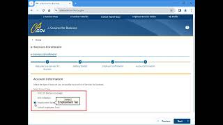 Enroll as an Employer in eServices for Business [upl. by Buerger373]