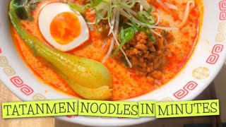 Quick and Easy Tantanmen  aka Dan Dan Noodles  Recipe Below [upl. by Irianat]